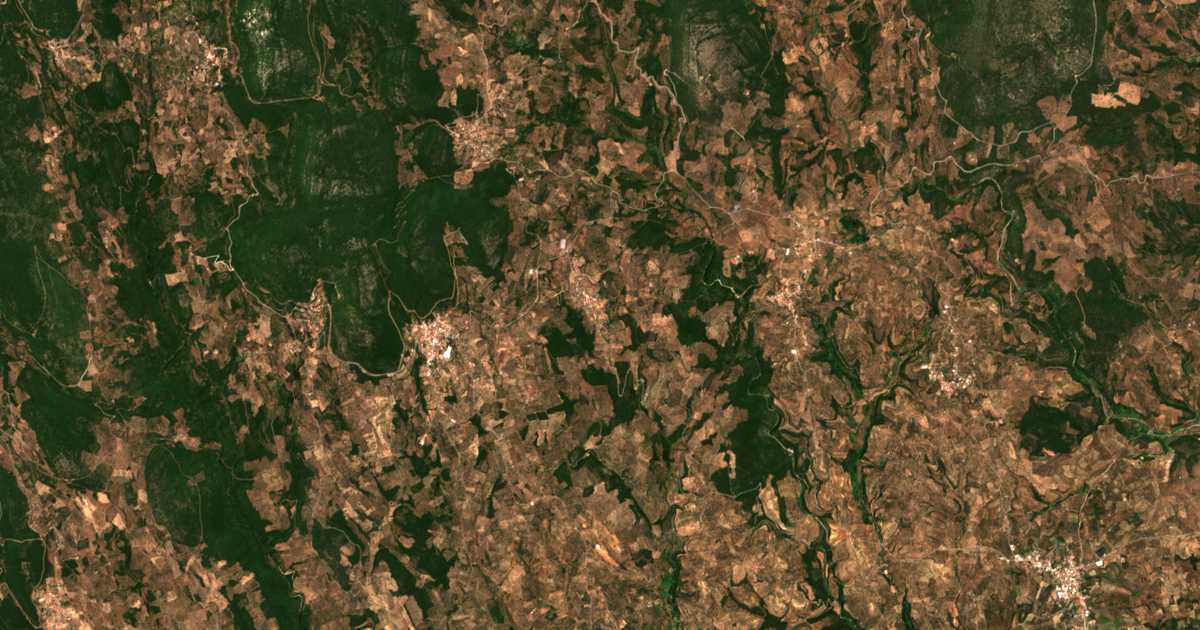 Carte satellite de Klíma