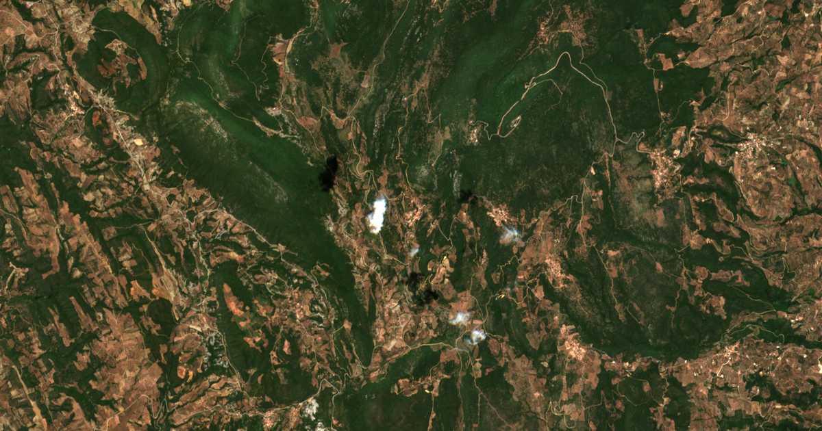 Carte satellite de Kókkinon
