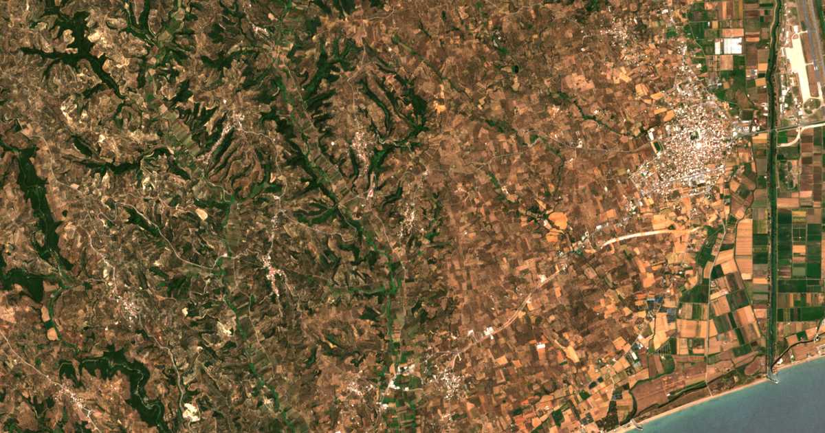 Carte satellite de Mádena