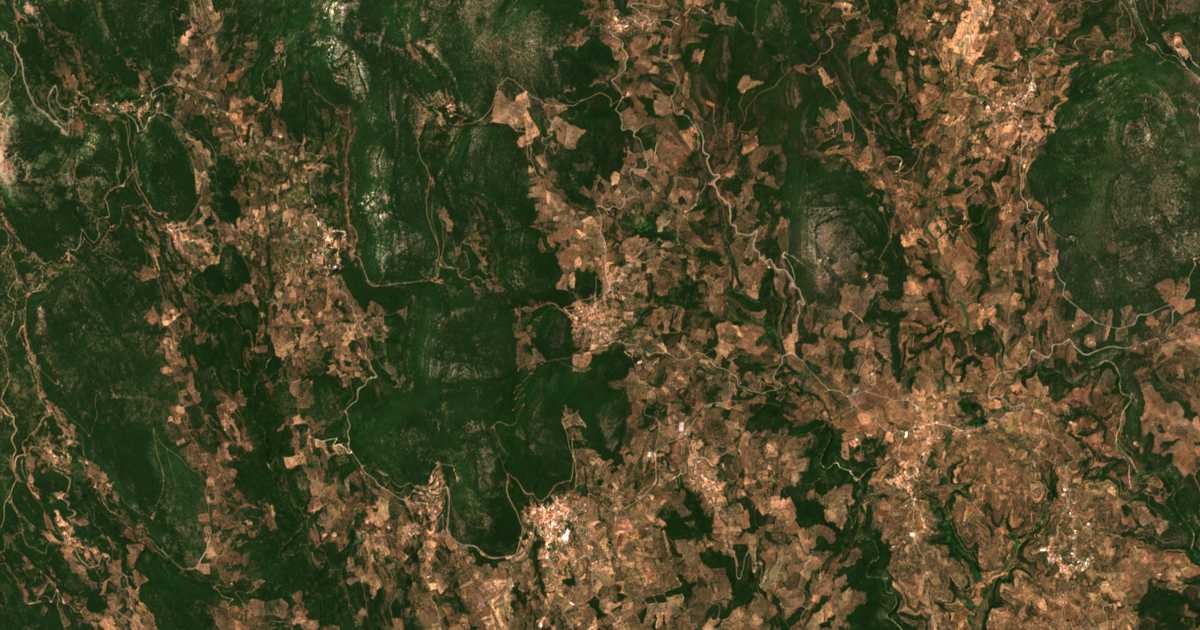 Carte satellite de Manganiakó