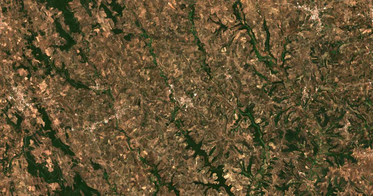 Carte satellite de Mánesis