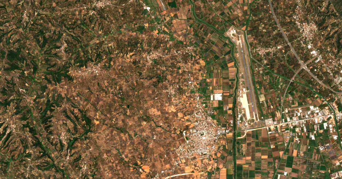 Carte satellite de Mavrommáti