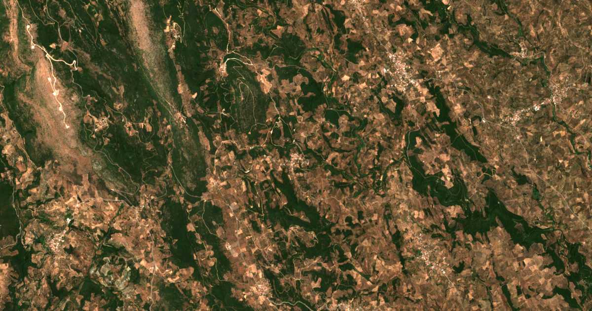 Carte satellite de Miliótion