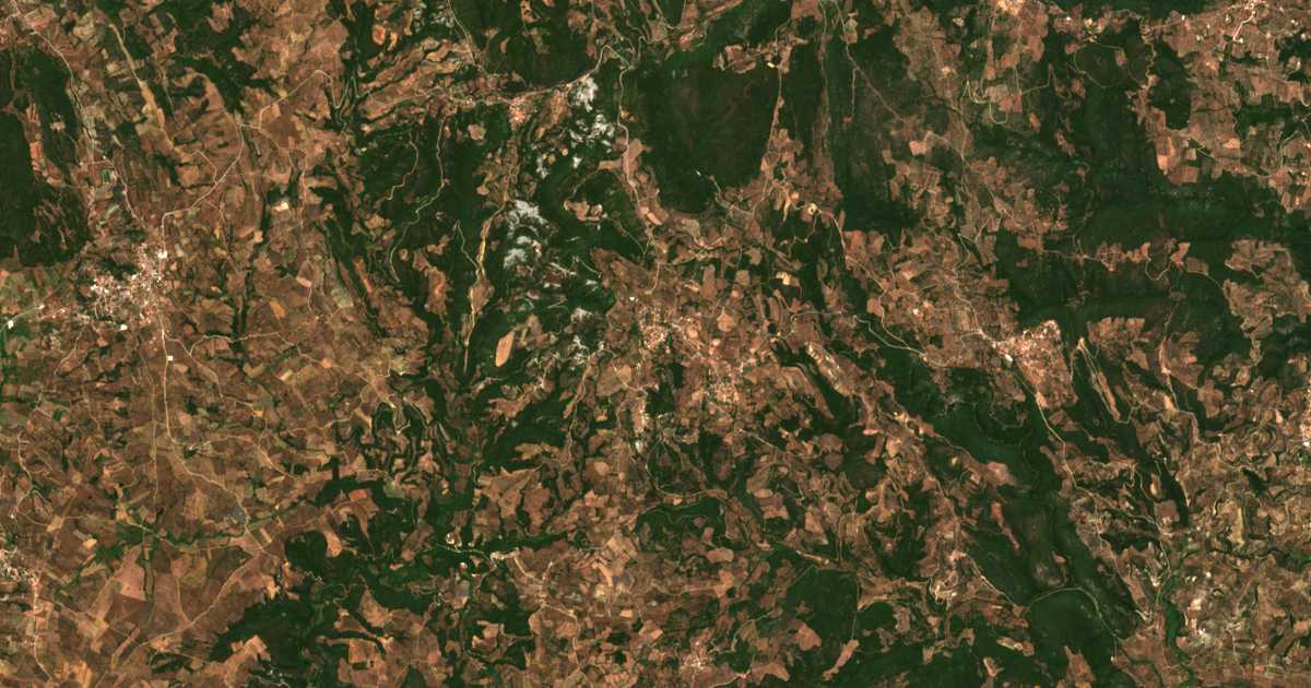 Carte satellite de Milítsa