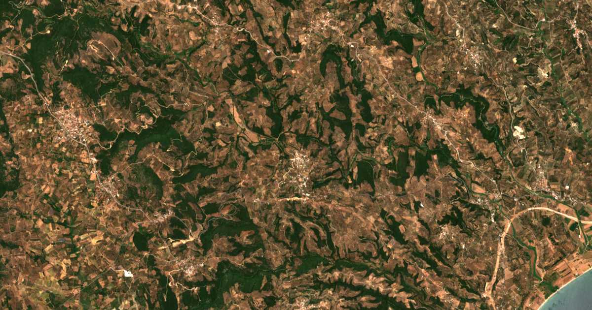 Carte satellite de Nerómylos
