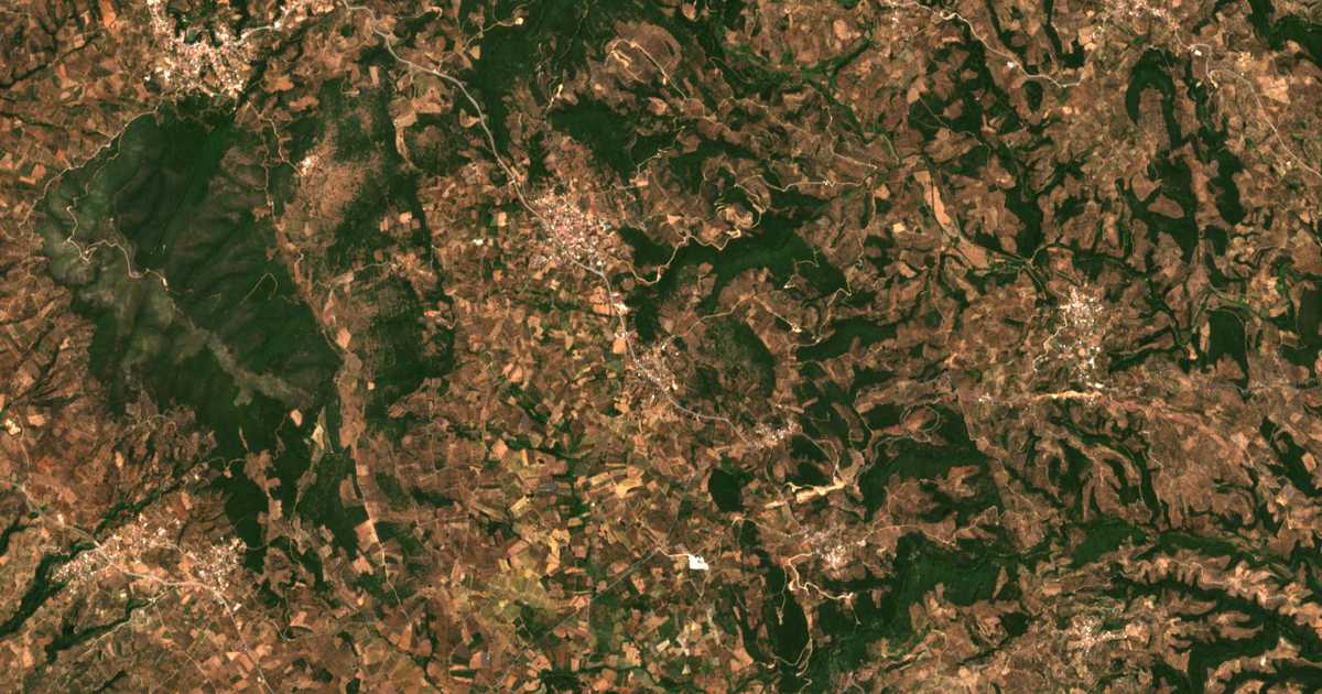 Carte satellite de Petrítsion