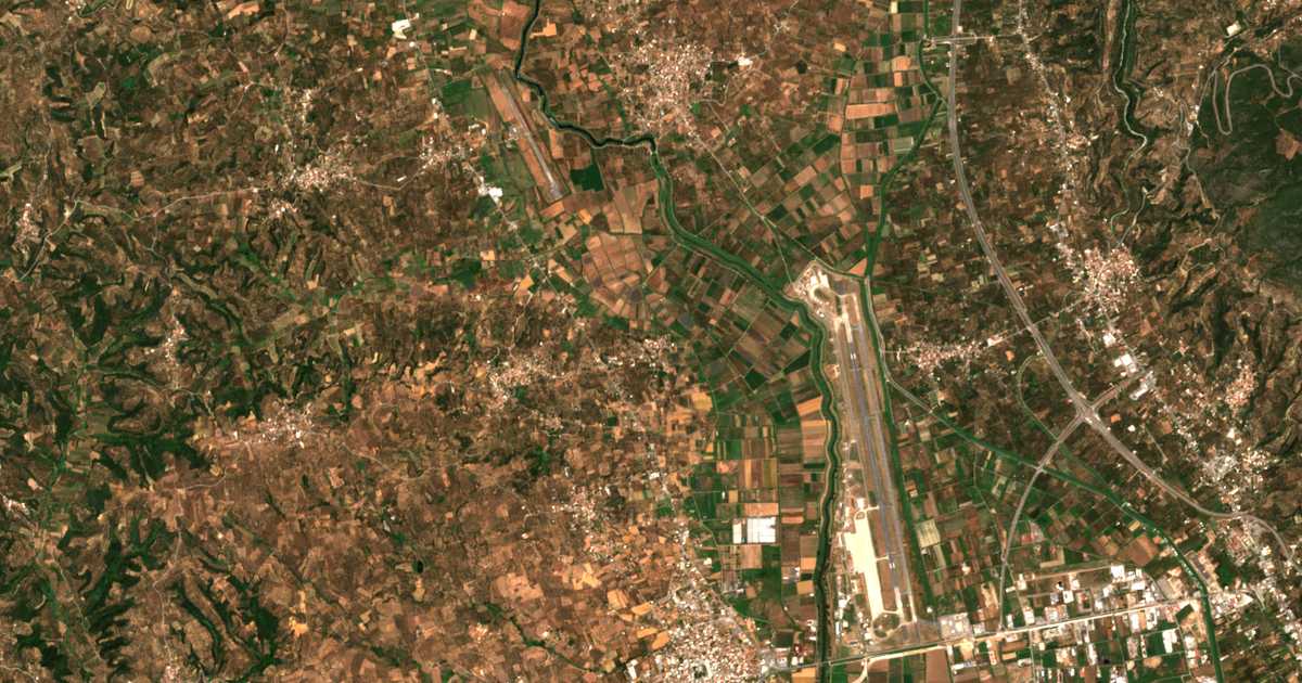 Carte satellite de Piperítsa