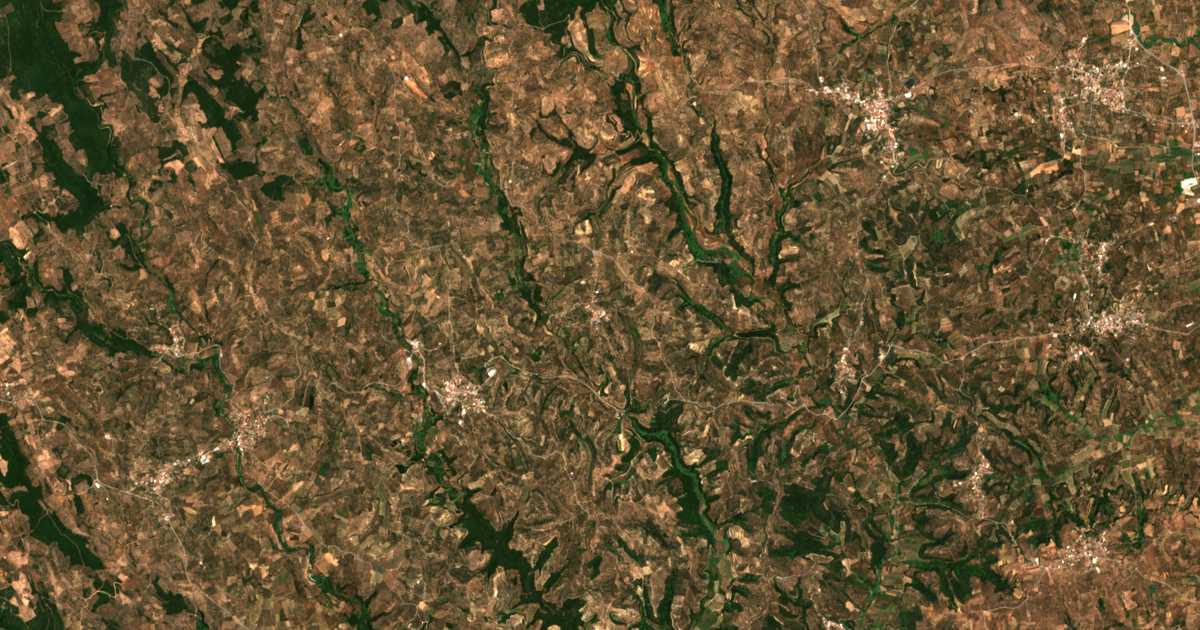 Carte satellite de Polýlofos