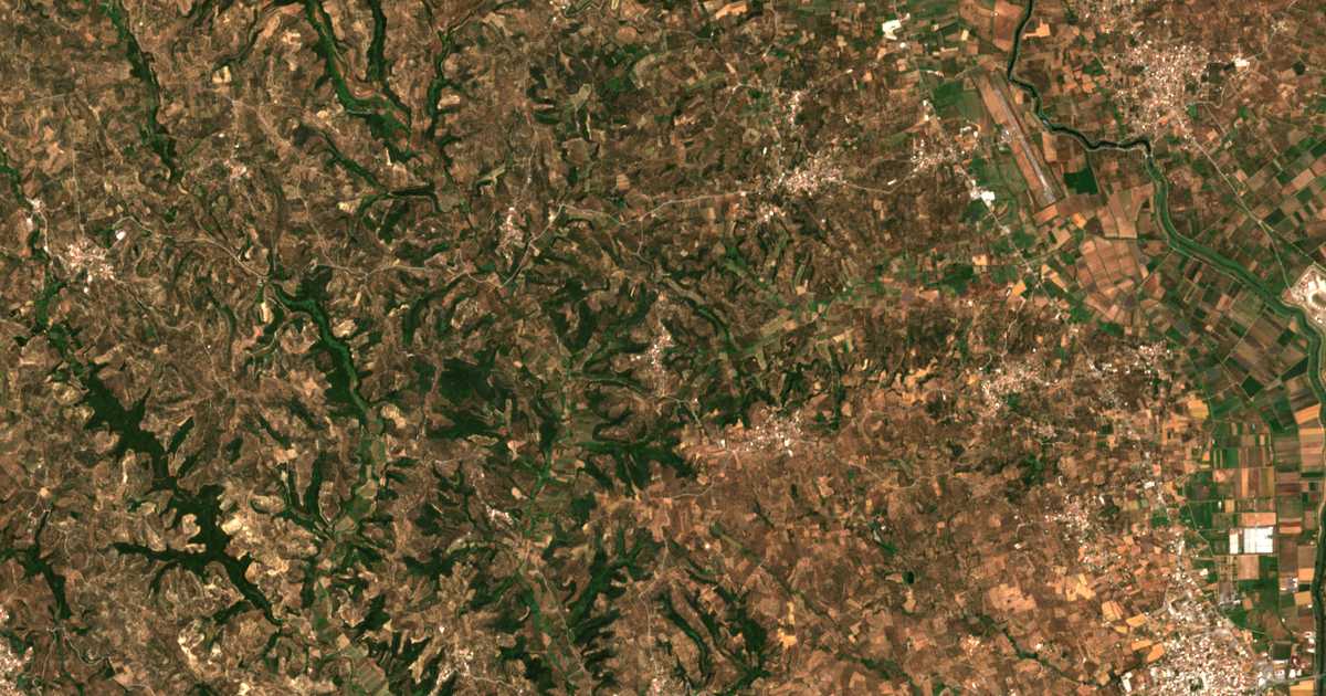 Carte satellite de Spitáli