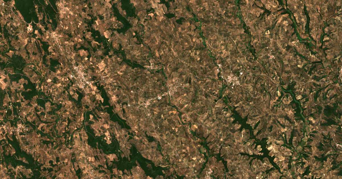Carte satellite de Stérna