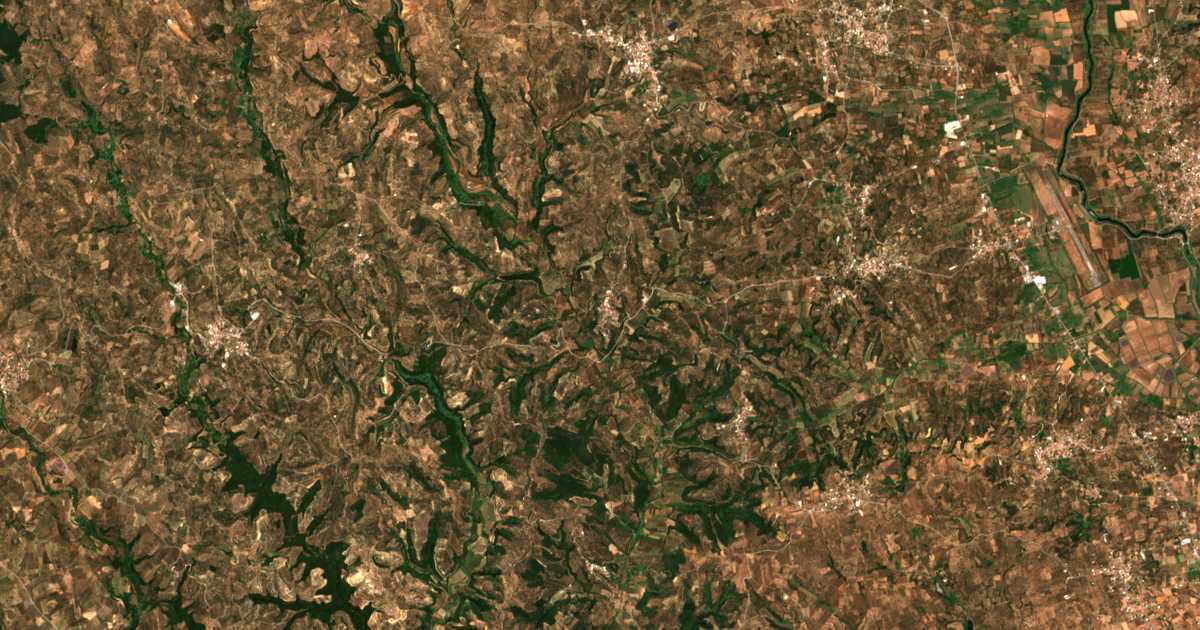 Carte satellite de Vasiláda