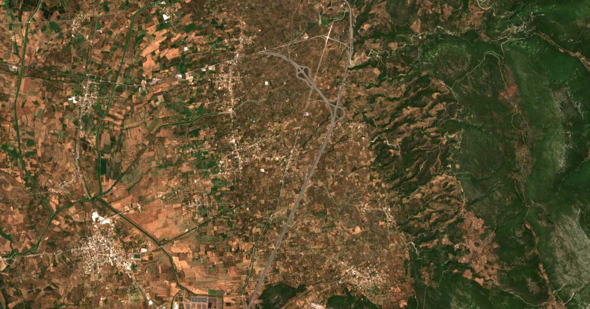 Carte satellite de Allagí