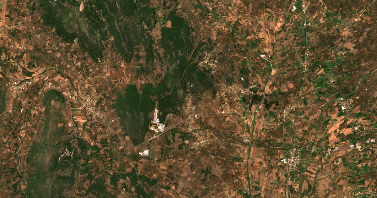 Carte satellite de Kallirrói