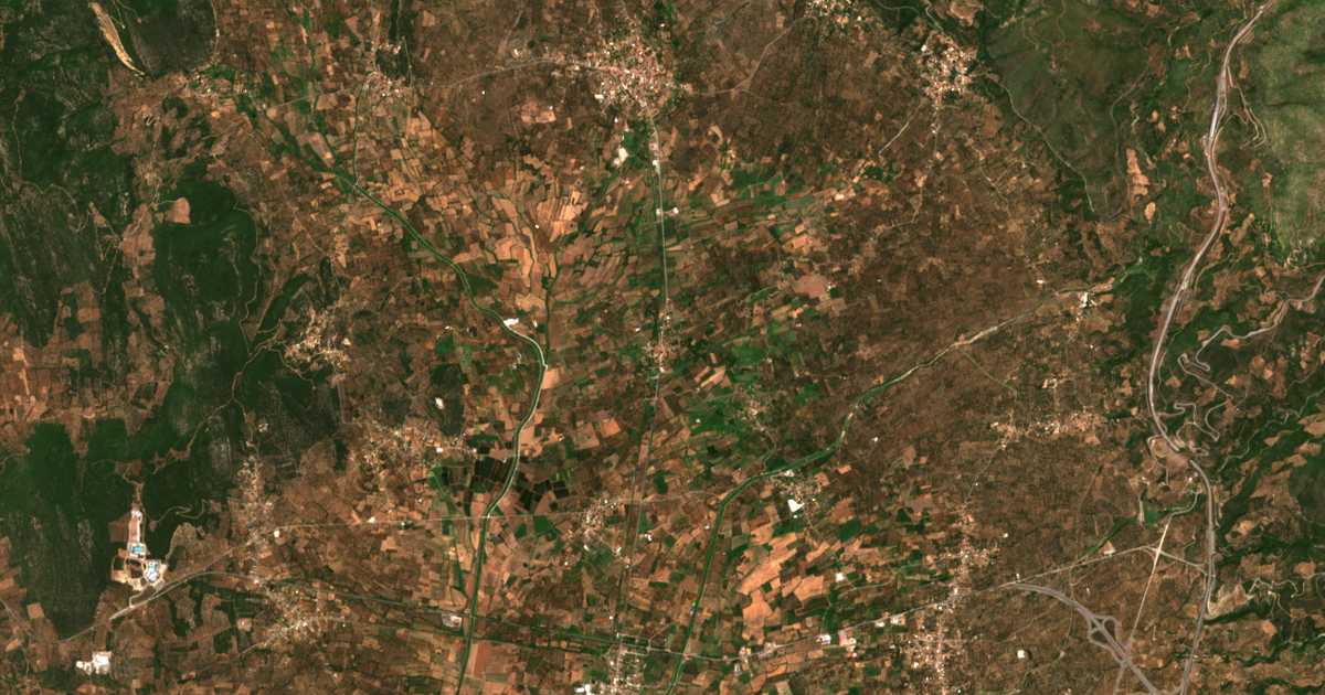 Carte satellite de Kentrikón
