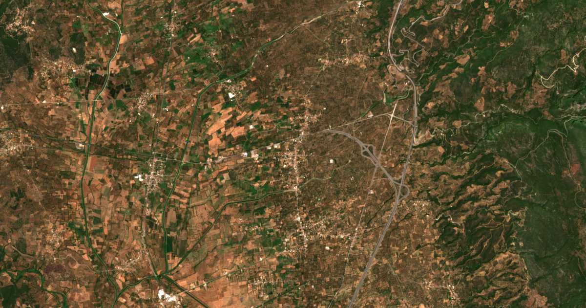 Carte satellite de Oichalía
