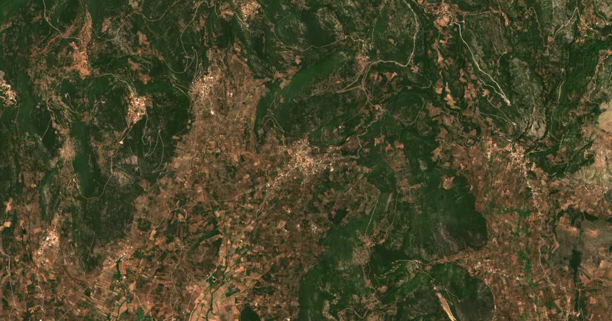 Carte satellite de Psárion