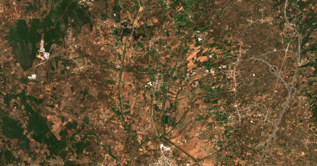 Carte satellite de Zevgolateíon