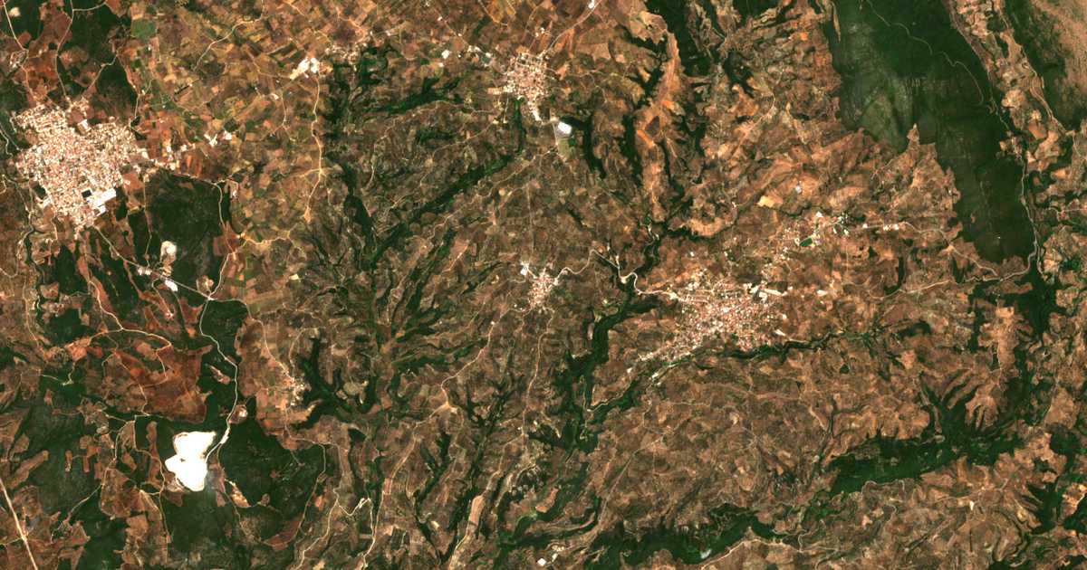 Carte satellite de Ambelófyto