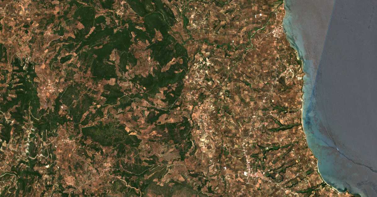 Carte satellite de Chomaterón
