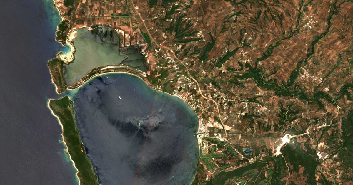 Carte satellite de Giálova