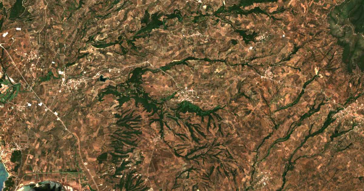 Carte satellite de Iklaina