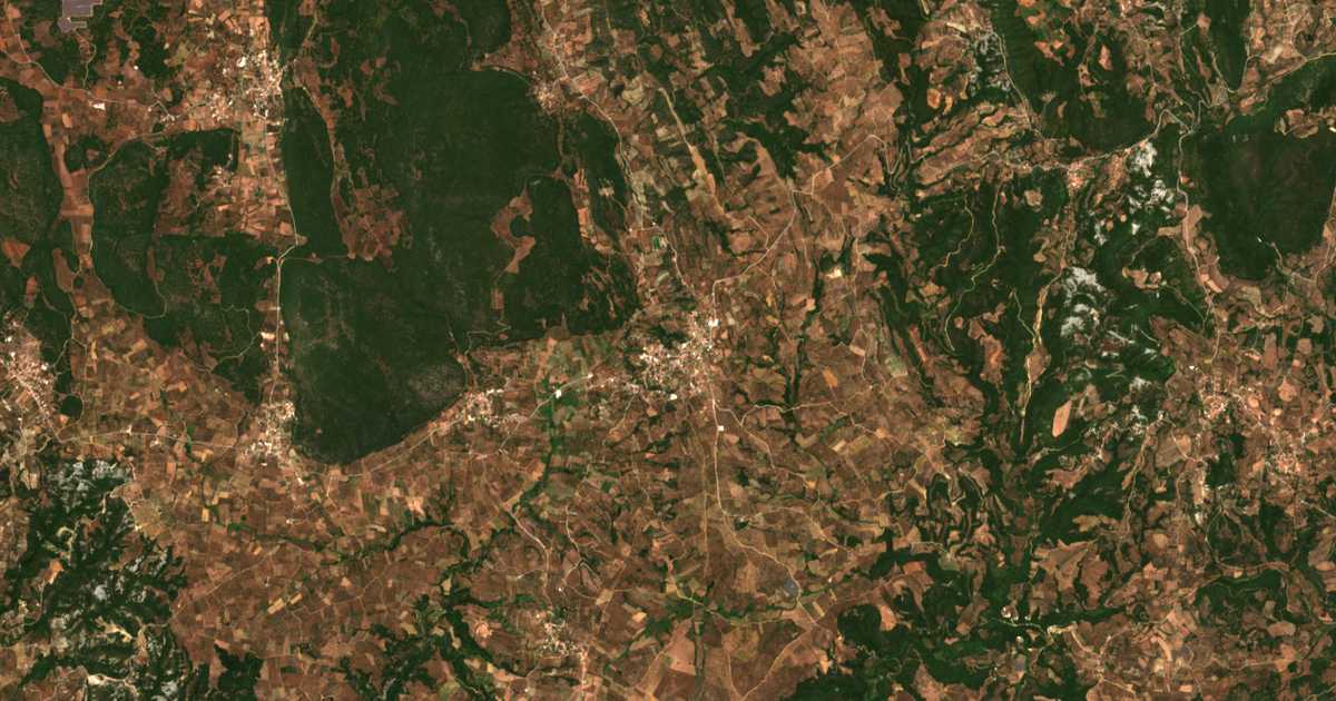 Carte satellite de Kallithéa