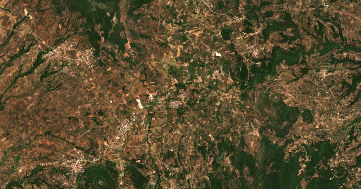 Carte satellite de Mesopótamos