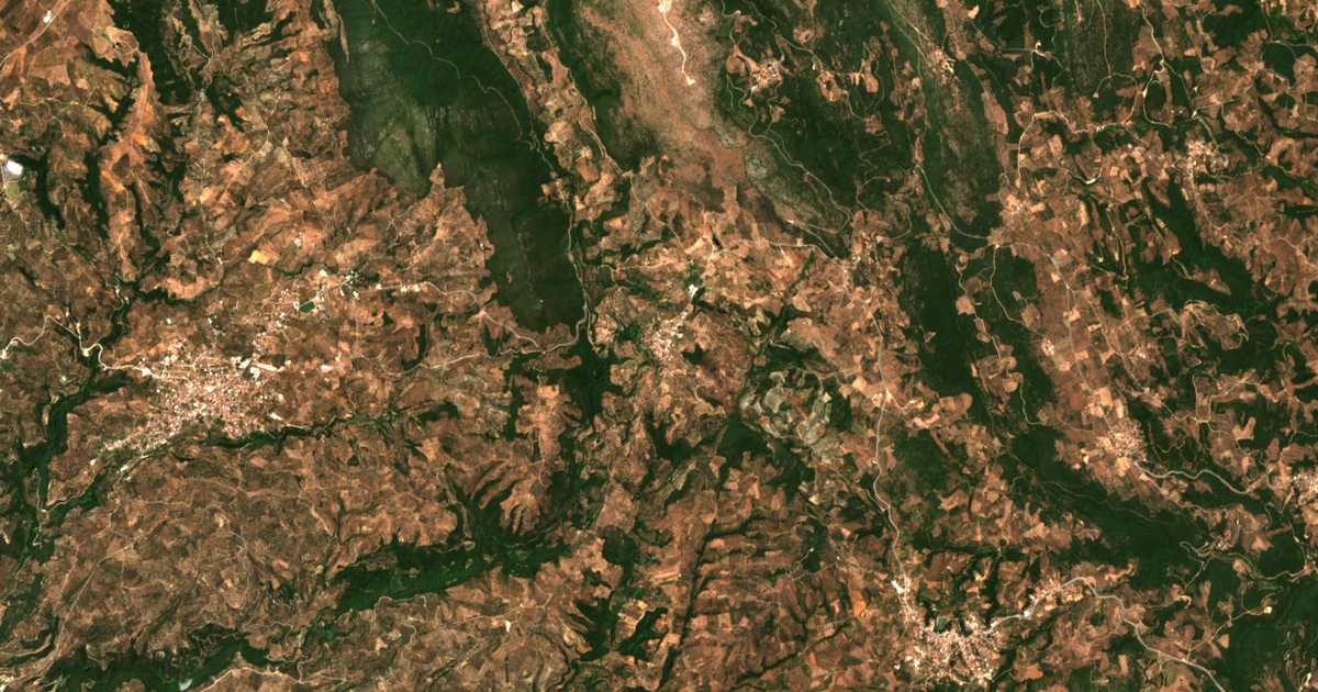 Carte satellite de Metamórfosis