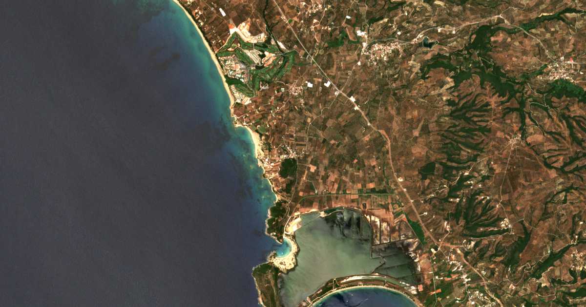 Carte satellite de Petrochóri