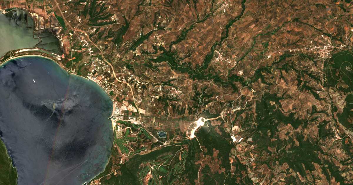 Carte satellite de Pýla