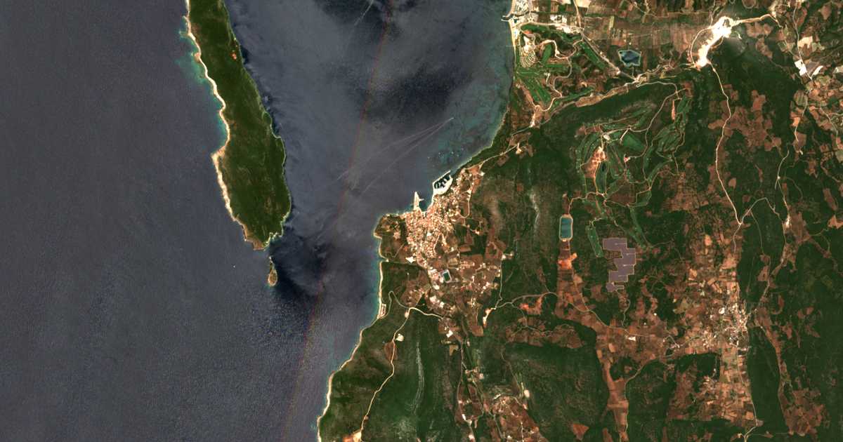 Carte satellite de Pýlos