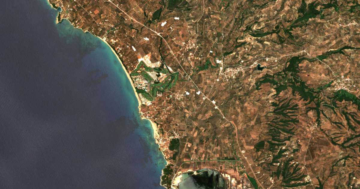 Carte satellite de Romanós