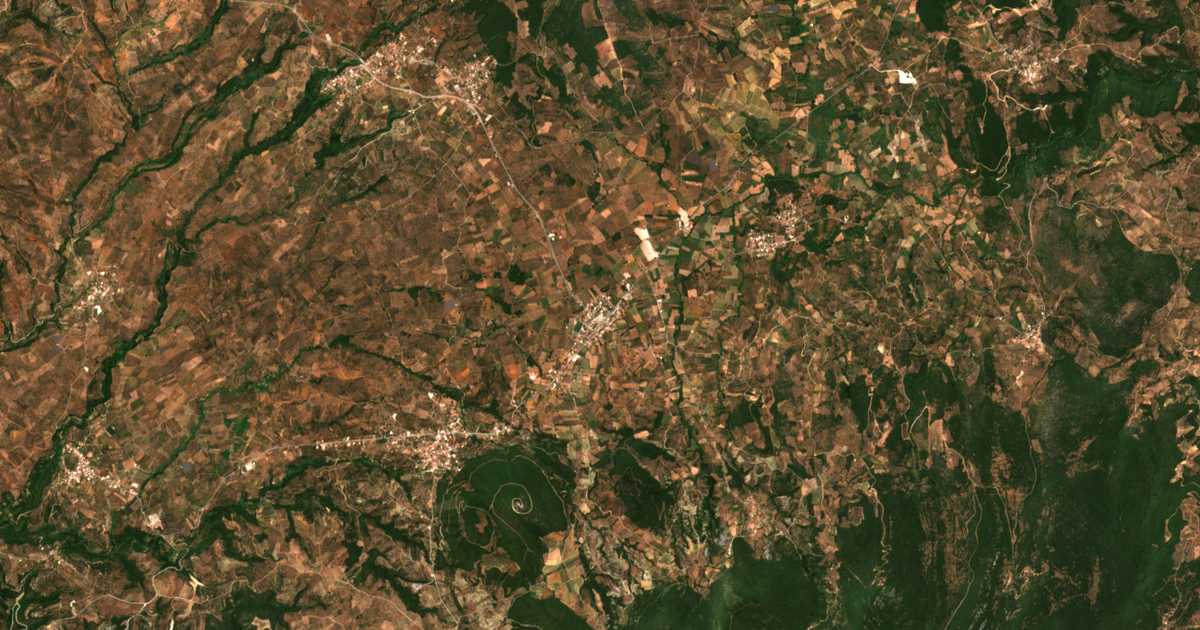 Carte satellite de Soulinárion