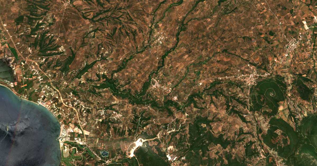 Carte satellite de Stenosiá