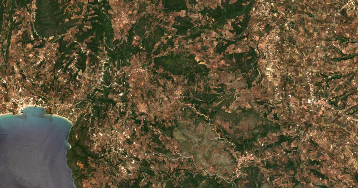 Carte satellite de Yámia