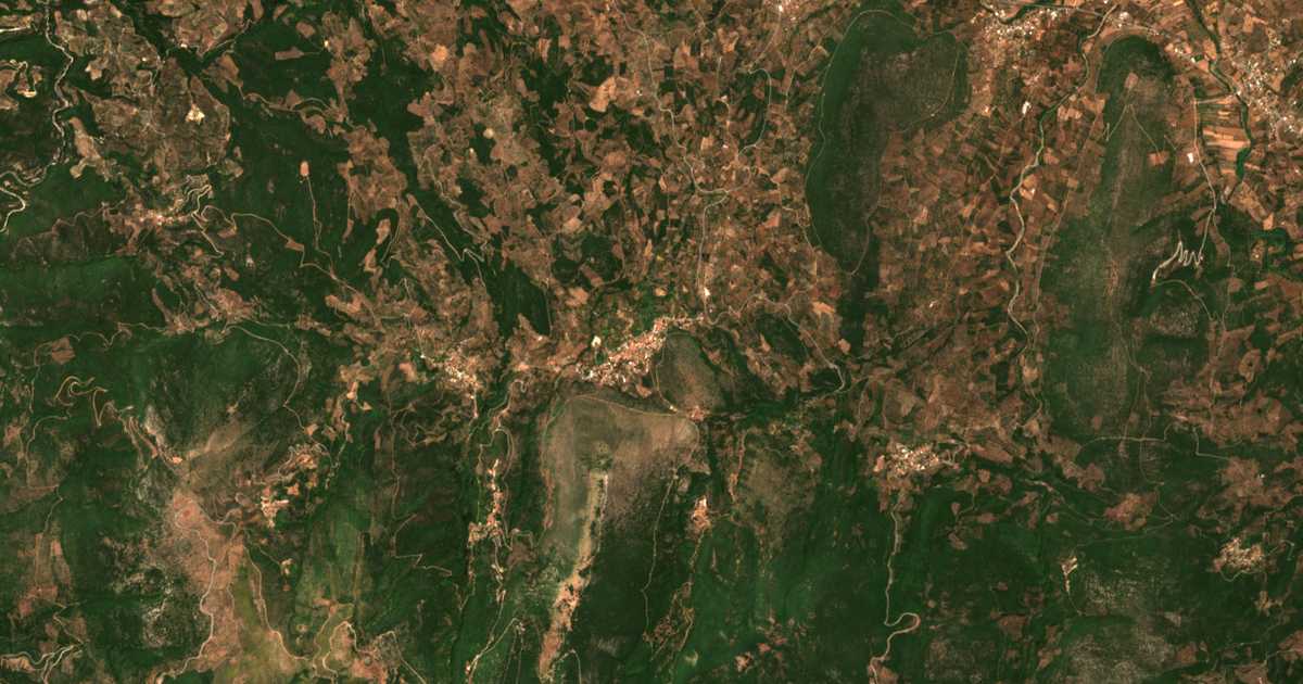 Carte satellite de Aetós