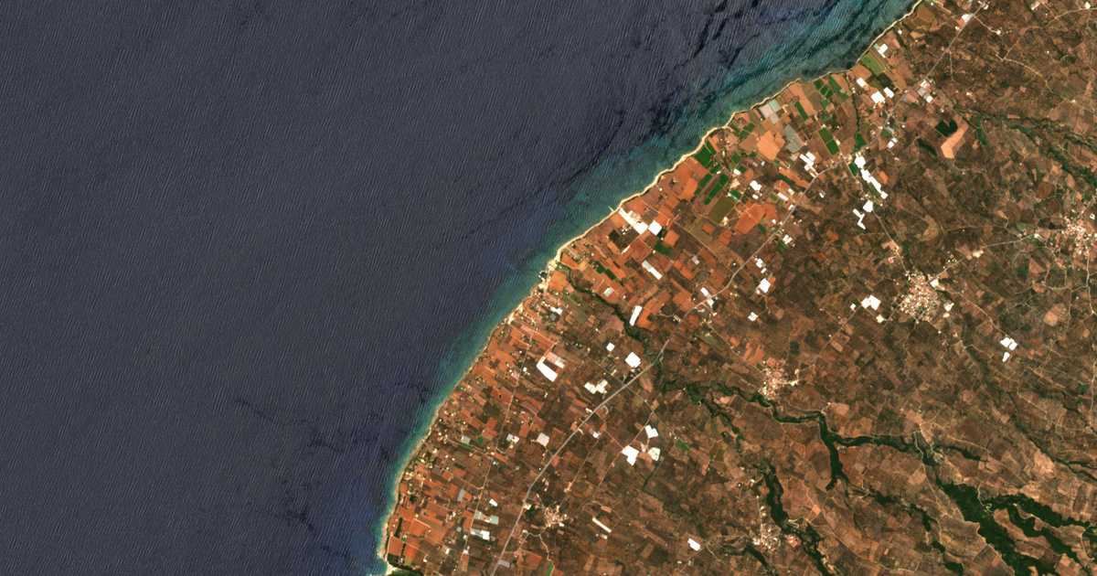 Carte satellite de Ágrilos