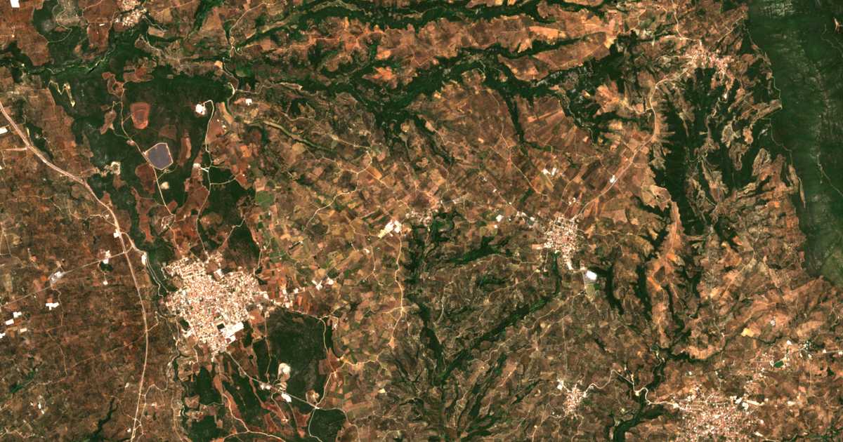 Carte satellite de Flóka