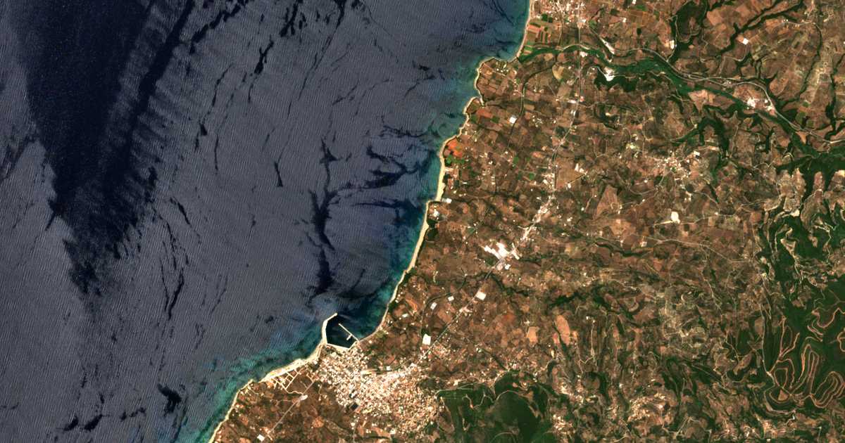 Carte satellite de Giannítsaina