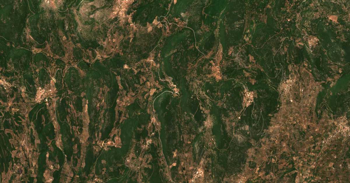 Carte satellite de Kefalóvrysi