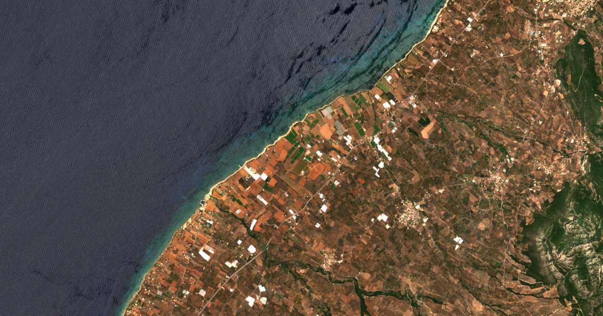 Carte satellite de Litharoríxi