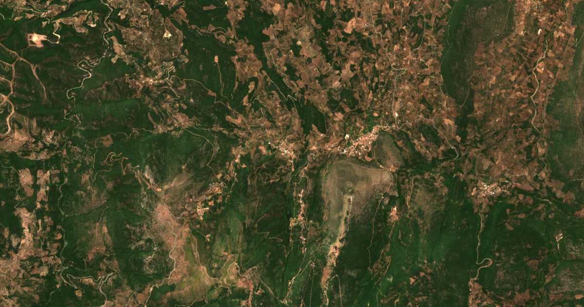 Carte satellite de Polythéa