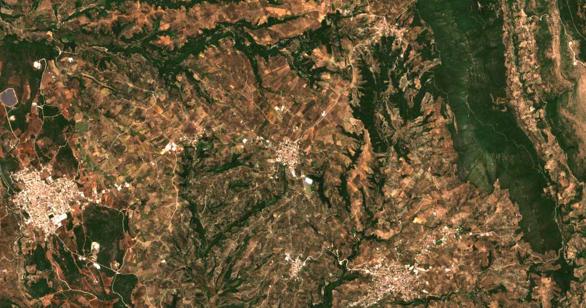 Carte satellite de Pýrgos