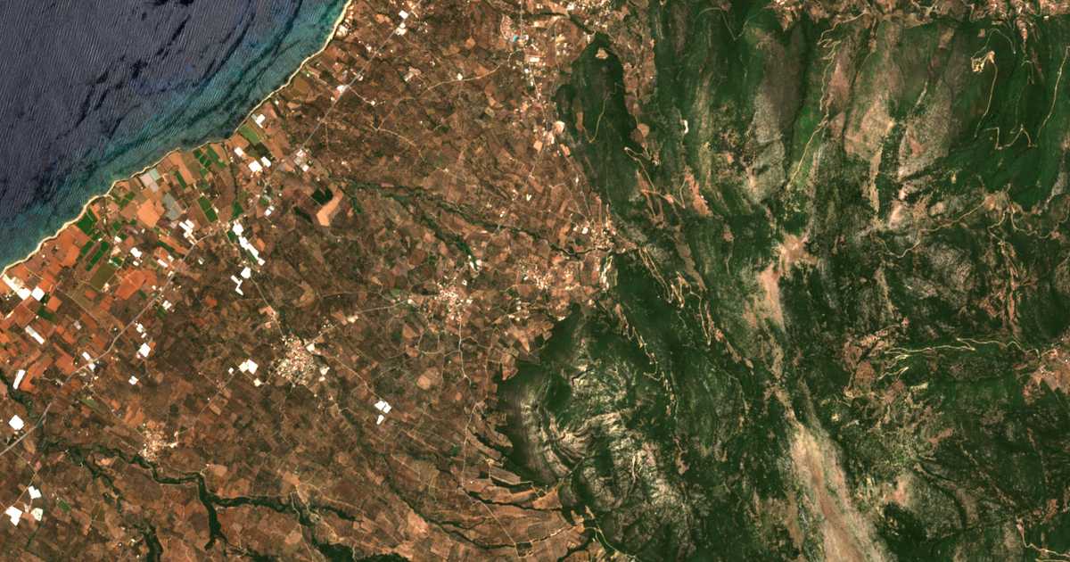 Carte satellite de Stasión