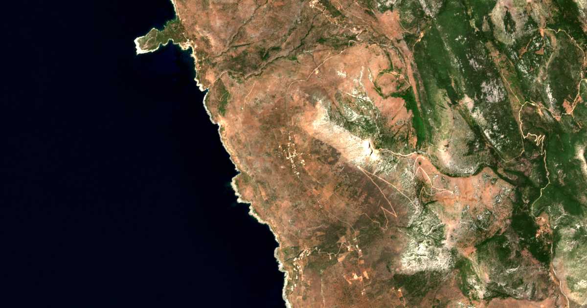 Carte satellite de Ágios Níkon