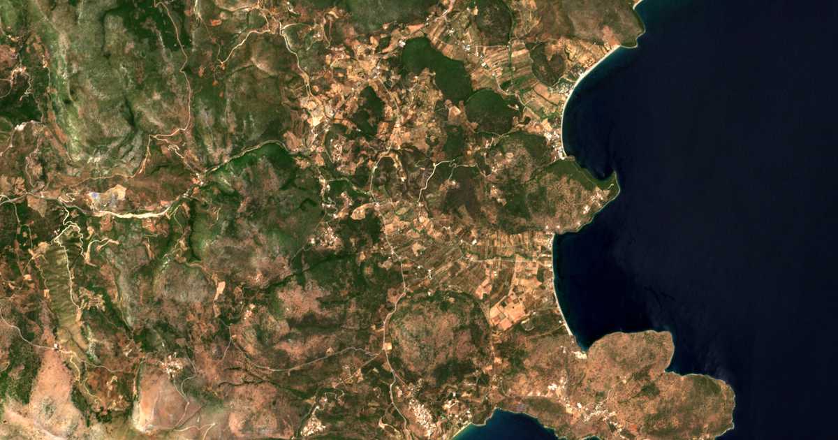 Carte satellite de Ágios Vassílios