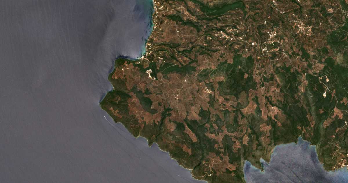 Carte satellite de Kalianéika