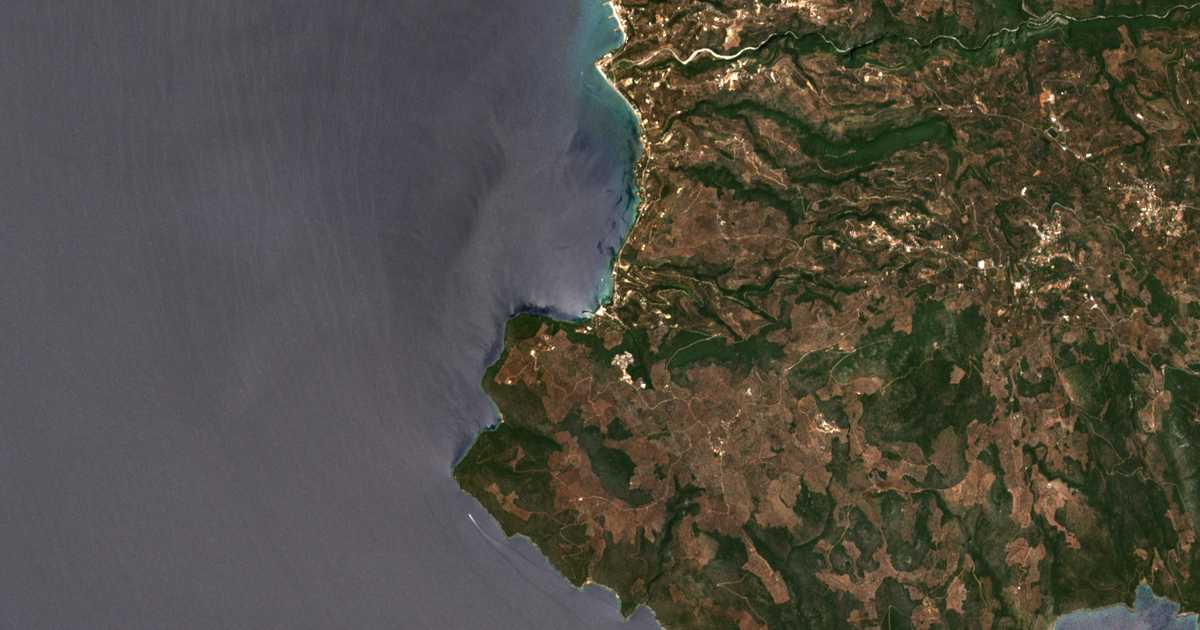 Carte satellite de Kitriés