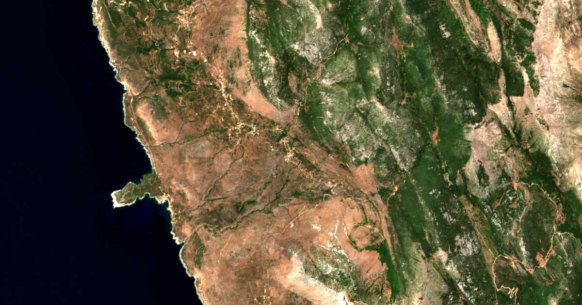 Carte satellite de Langáda