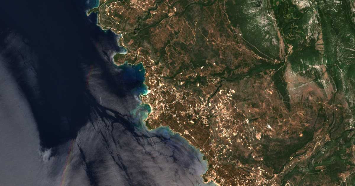 Carte satellite de Léfktro